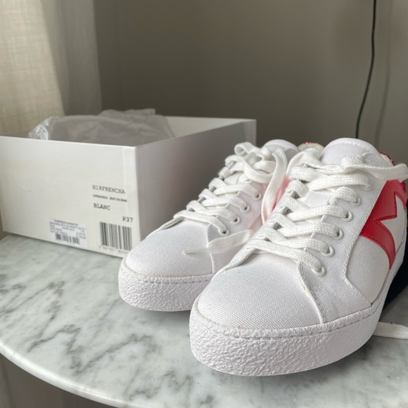 Maje white sneakers - 37 - Picture 8 of 9